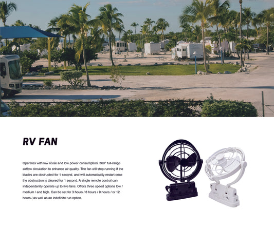 Electric Control Rv Ventilation Fan For Camper Trailer